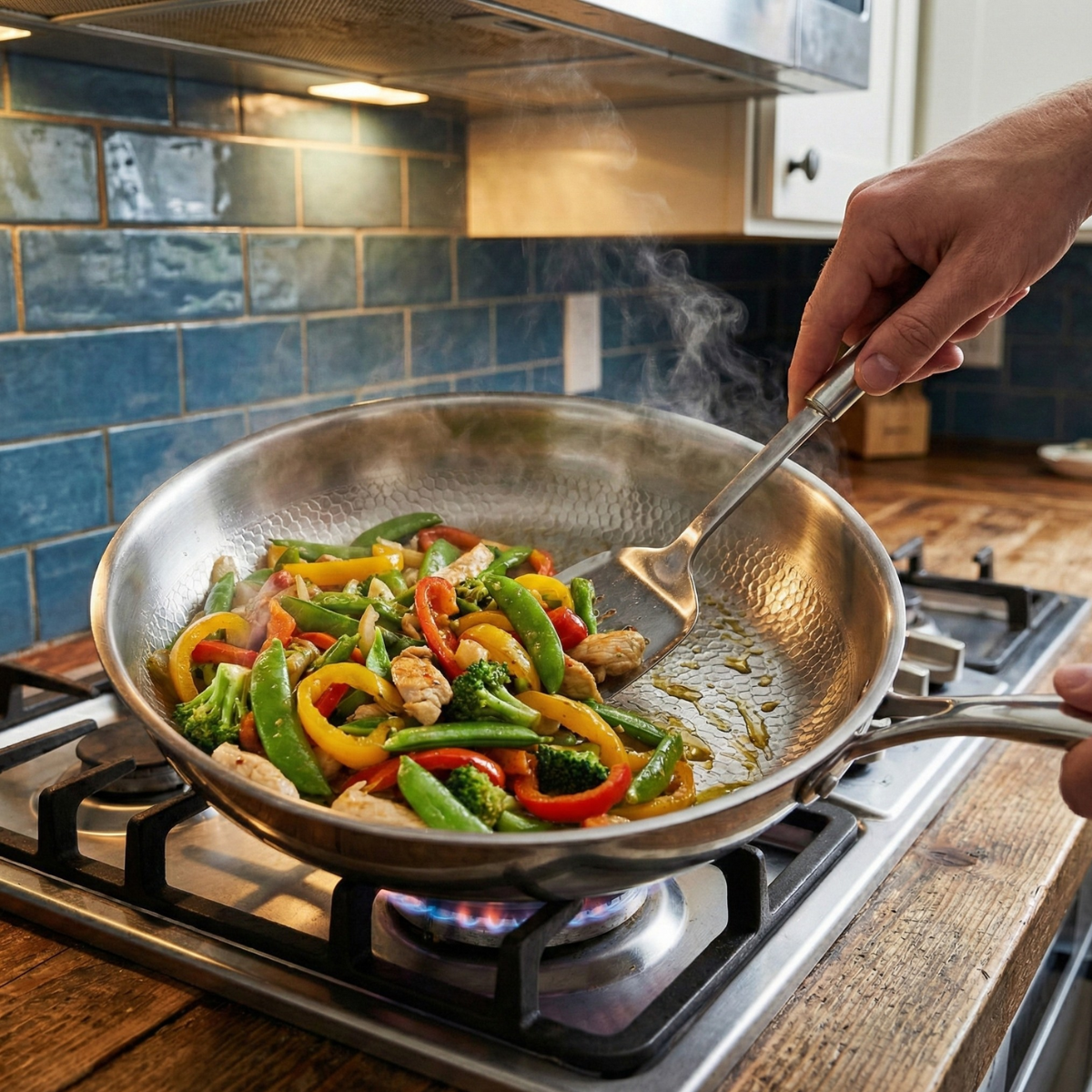 Titanium Pan | Hand-Hammered | Induction Ready | Chemical-Free