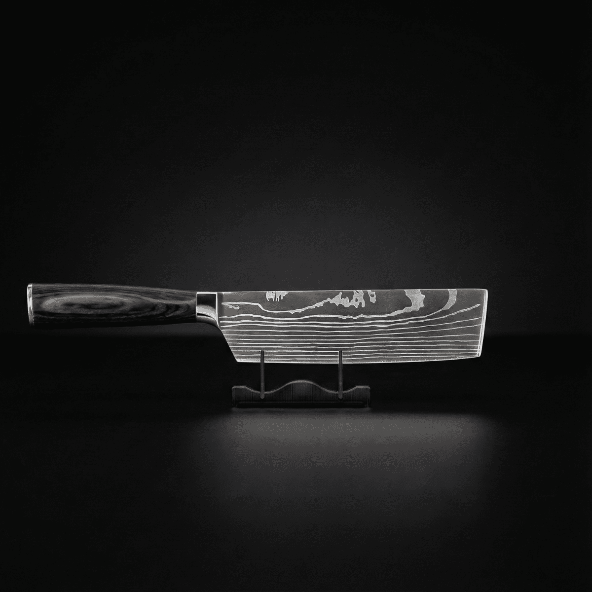 Knife Set | 3 Pieces | Layered Steel | Wooden Handles