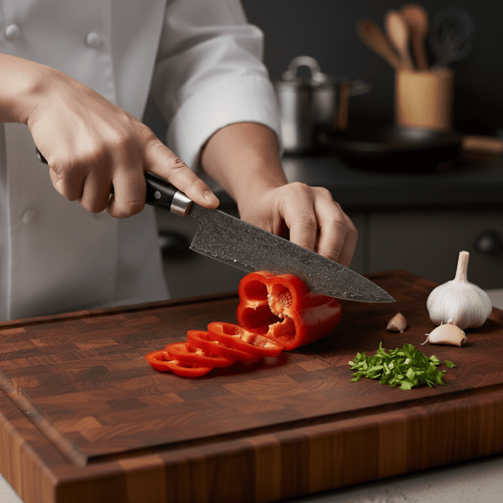 Chef's Knife | Ebony Handle | Steel | 7.9 Inch Blade