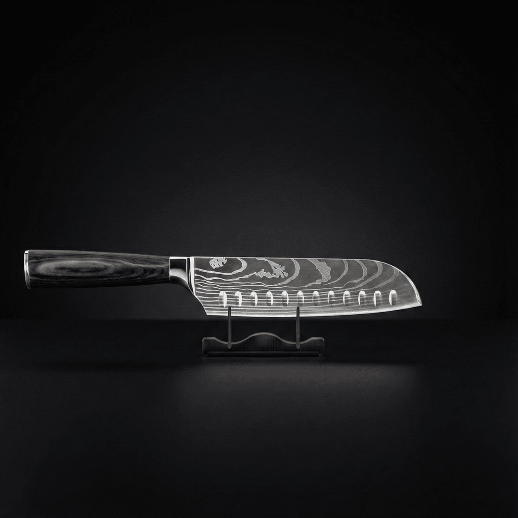 Knife Set | 3 Pieces | Layered Steel | Wooden Handles