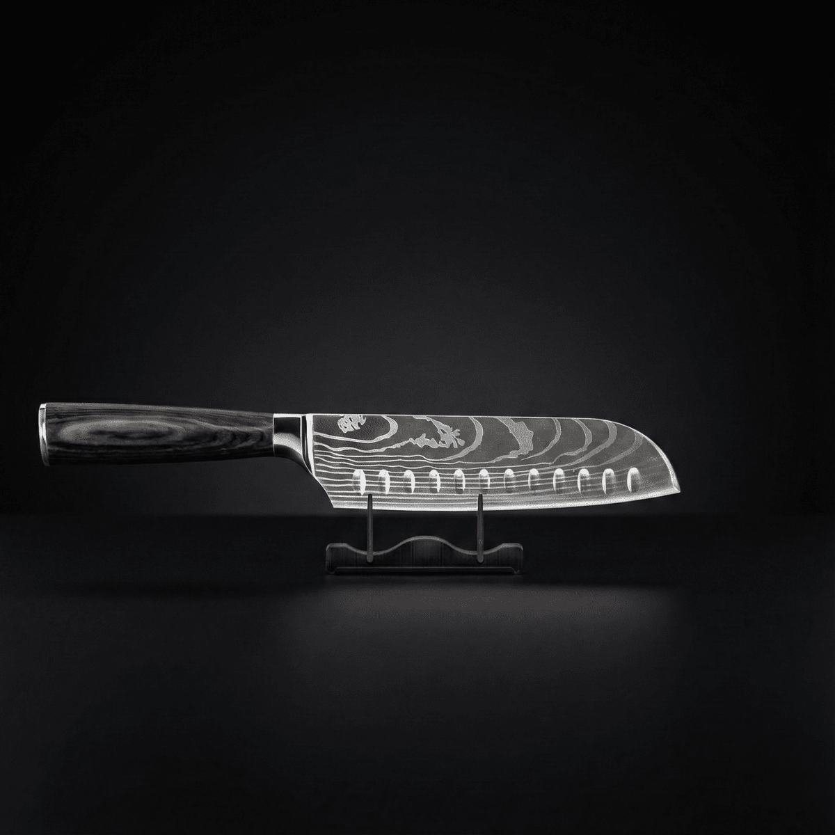 Knife Set | 3 Pieces | Layered Steel | Wooden Handles