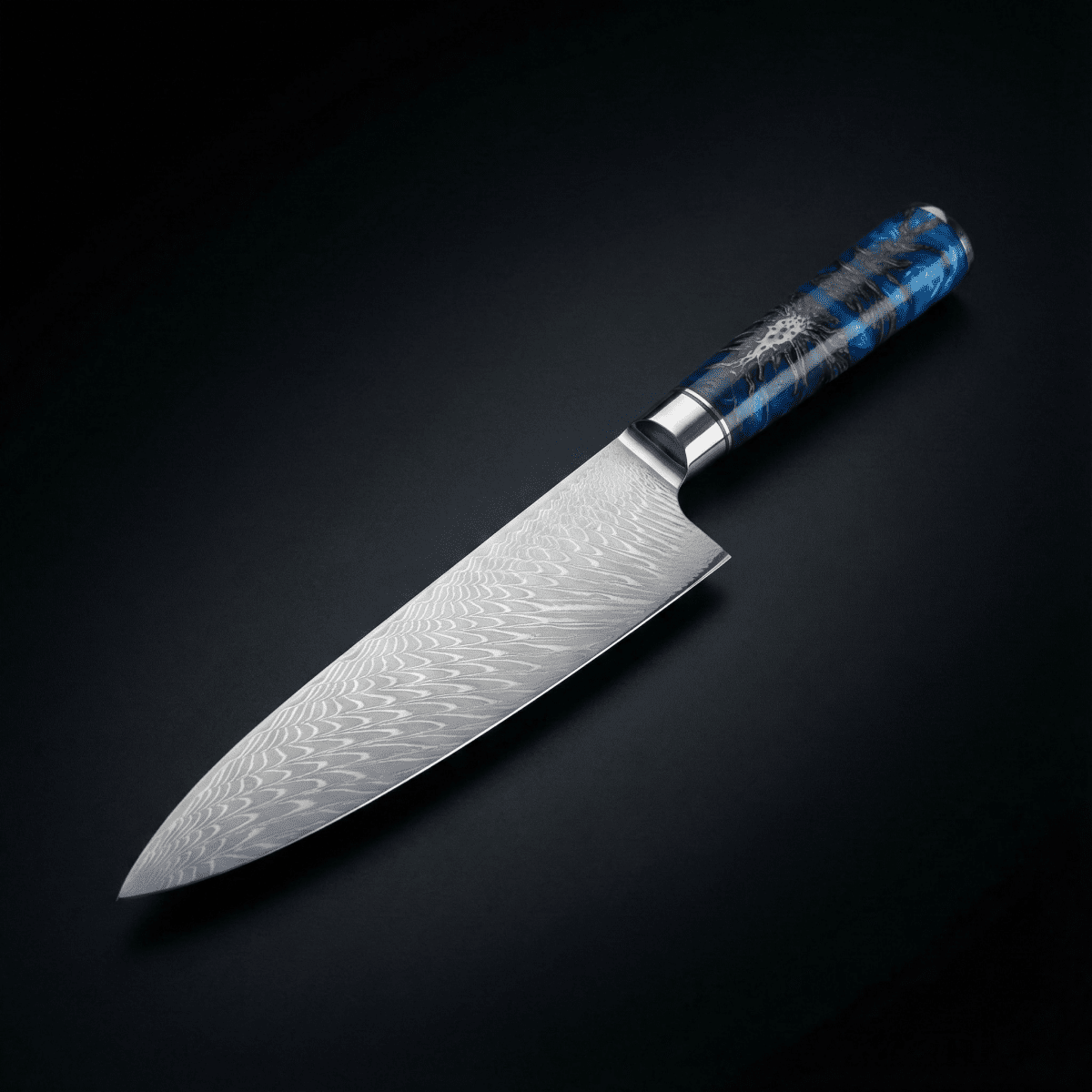 Chef's Knife | Ebony Handle | Steel | 7.9 Inch Blade