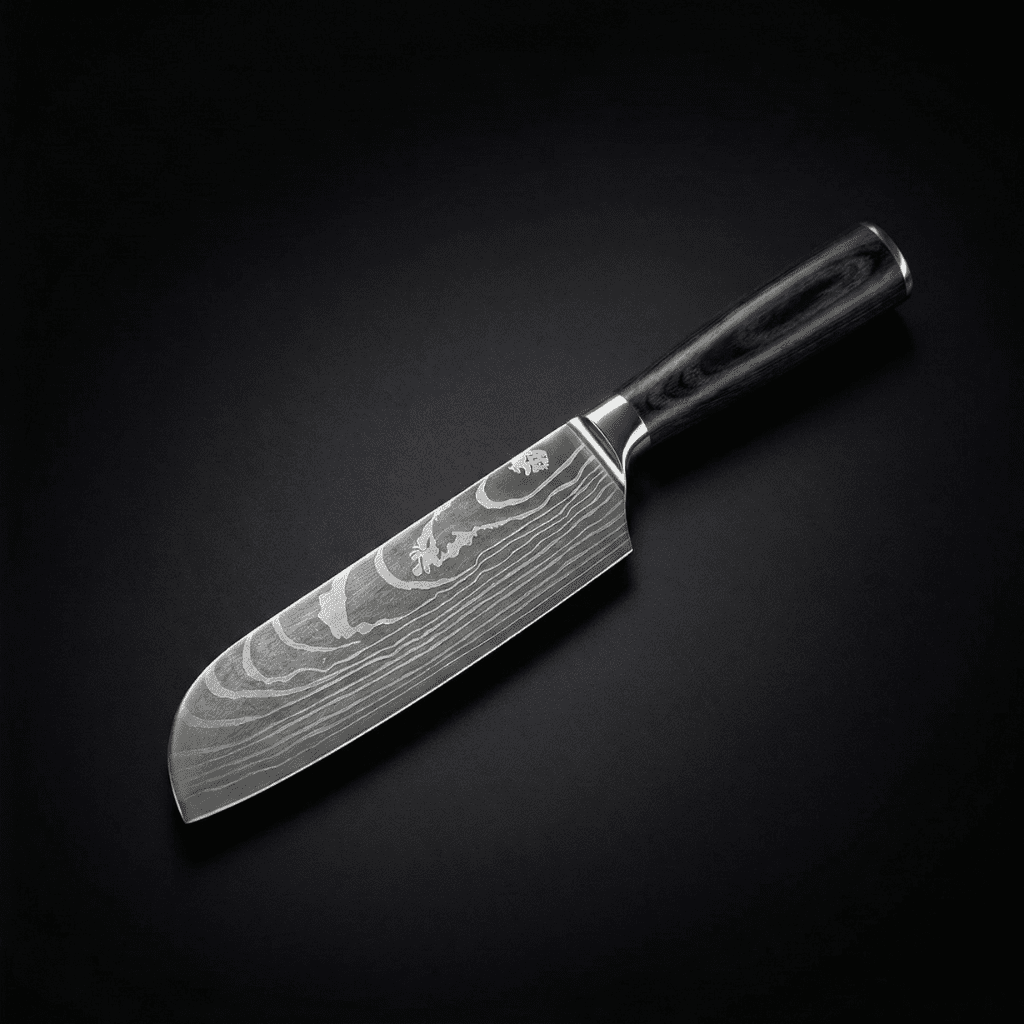 Compact Santoku Knife 5.1 Inch