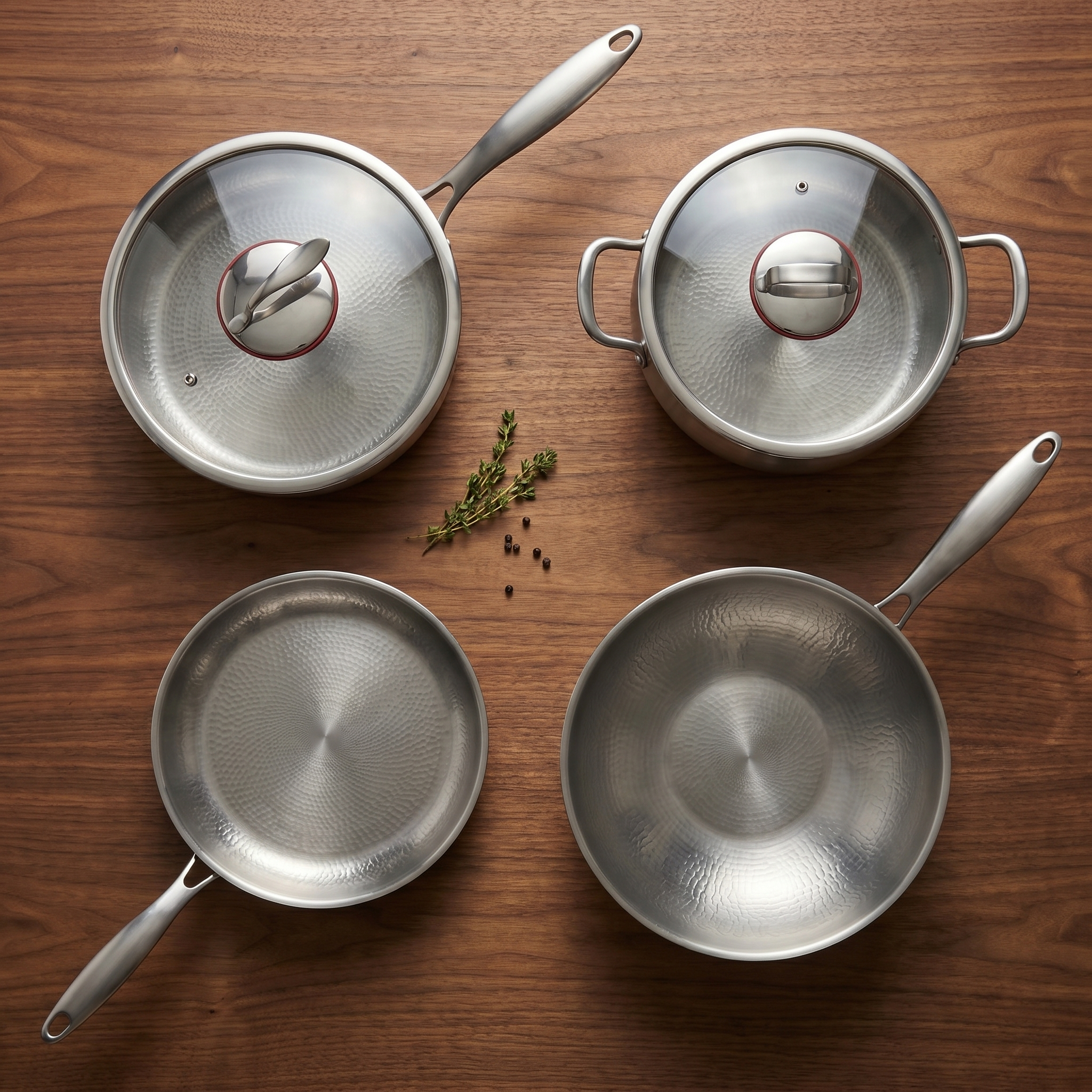 Titanium Essentials Kitchen Set with 2 Lids