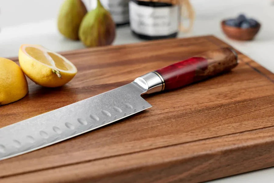Damascus Santoku Knife, VG-10 Core