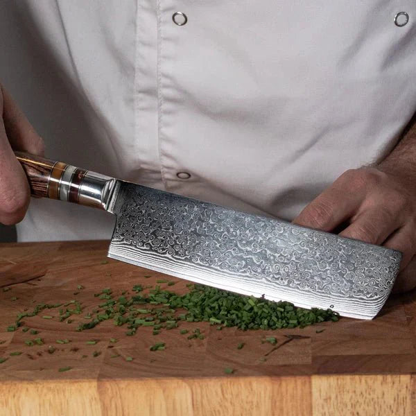 Damascus Master Knife Set 7 Piece