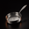 High-Wall Titanium Pan | Hand-Hammered | Induction Ready | Chemical-Free