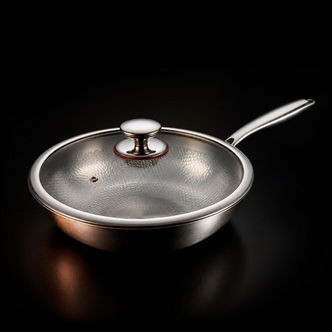 Titanium Stir-Fry Set with Lid 3 Piece