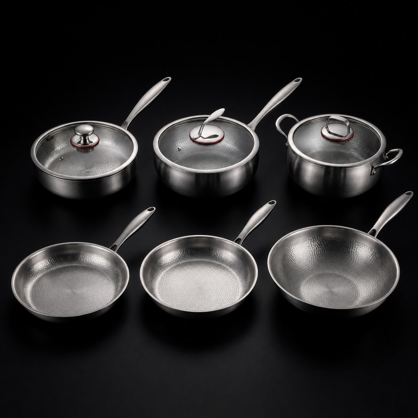 Titanium Kitchen Set, 7 Pieces