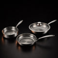 Titanium Stir-Fry Set with Lid 3 Piece