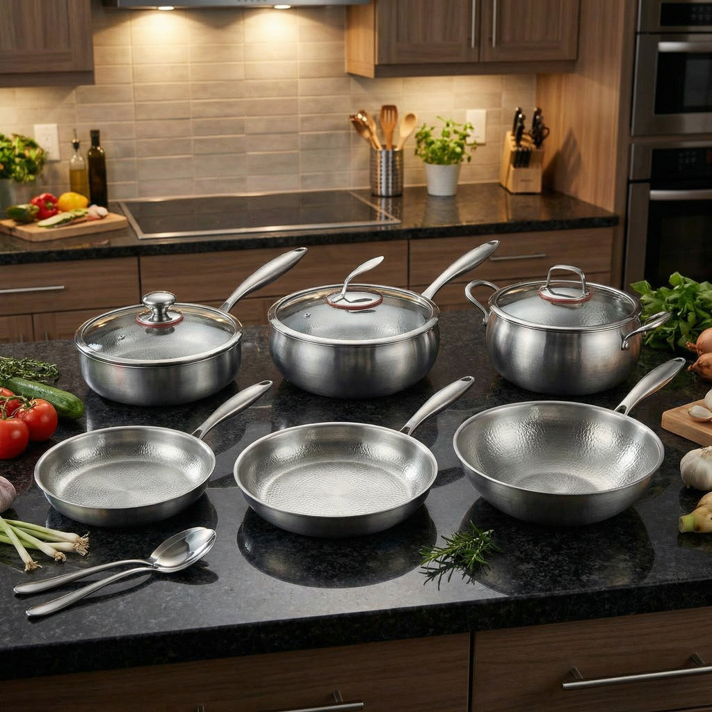 Titanium Kitchen Set, 7 Pieces