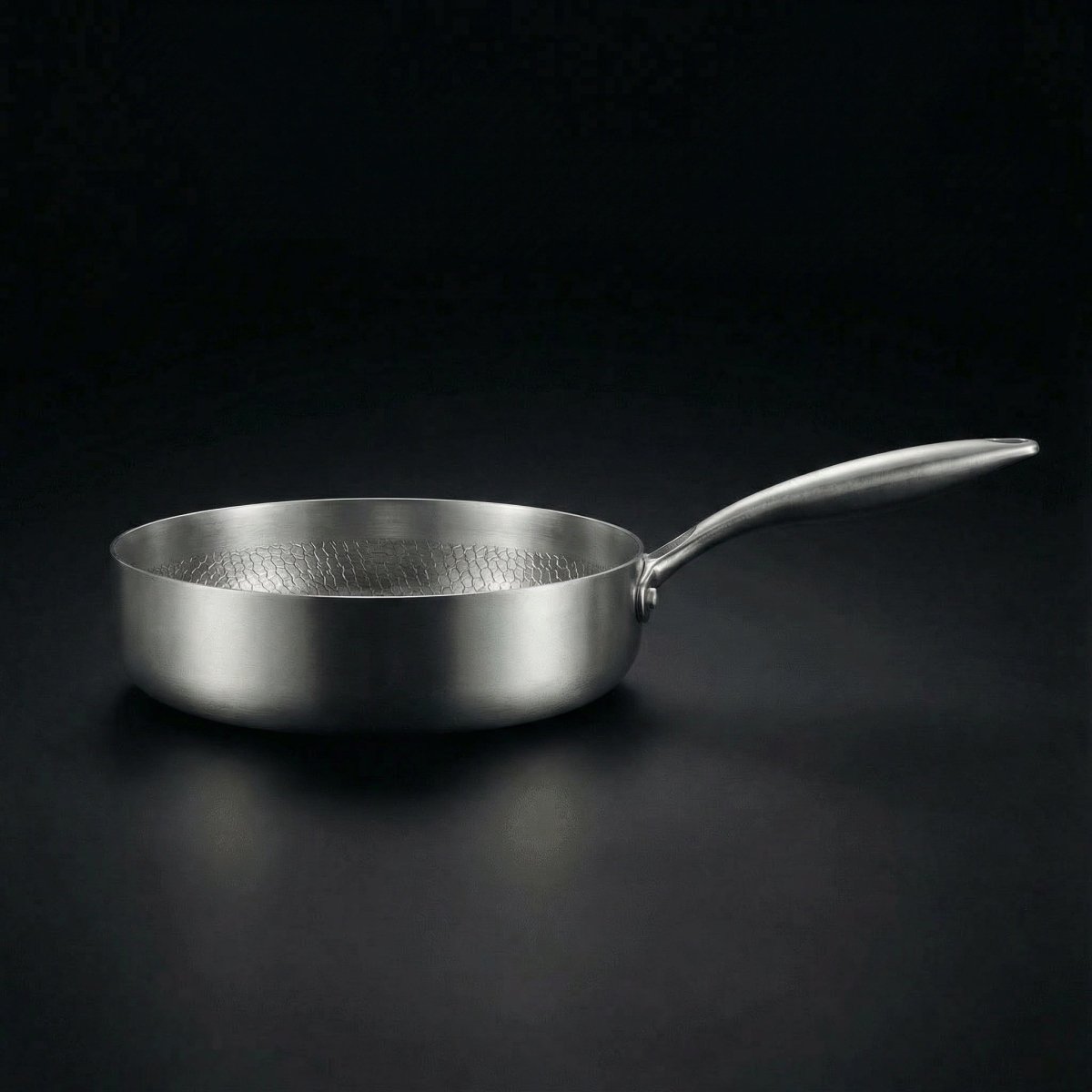 Titanium Cookware Set | 4 Pans & Utensils | Hand-Hammered | Induction Ready