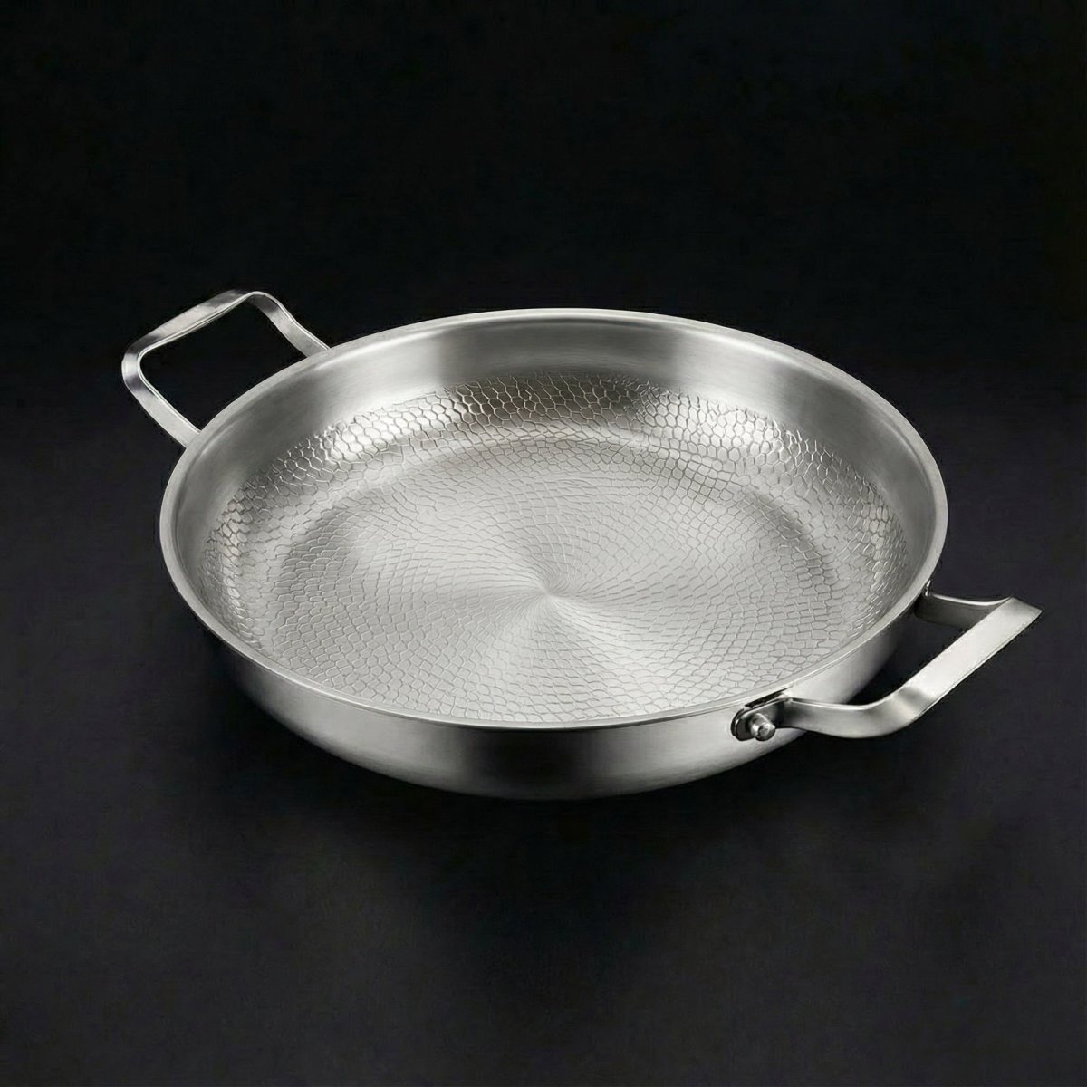 Titanium Cookware Set | 4 Pans & Utensils | Hand-Hammered | Induction Ready